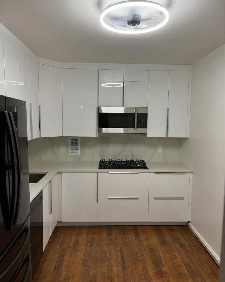 Renovated kitchen with quartz countertops in Redondo Beach